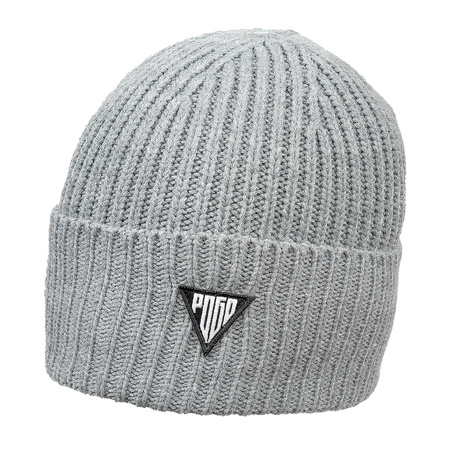 CZAPKA POGO BEANIE TRIANGLE GREY MELANGE