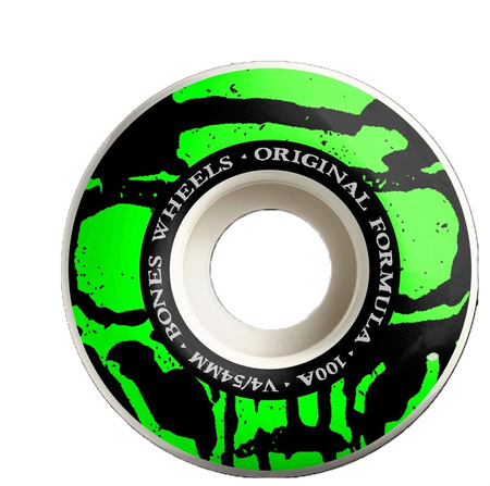 KOŁA BONES 100 MUMMY SKULLS WHITE GREEN SIDECUT V5