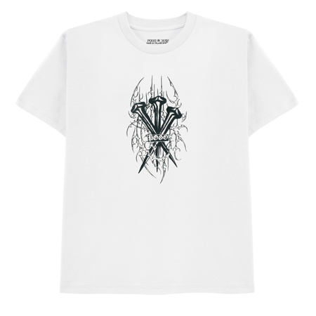 T-SHIRT POGO GWOŹDZIE WHITE KIDS