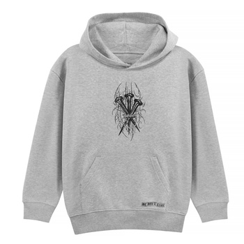 BLUZA POGO HOODIE GWOŹDZIE GREY KIDS