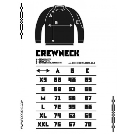 BLUZA POGO CREW HONDA BLACK