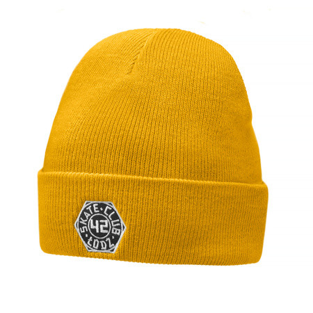CZAPKA POGO BEANIE ŁÓDŹ SKATE CLUB YELLOW