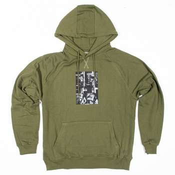 BLUZA POGO HOODIE STRAIGHT EDGE KHAKI