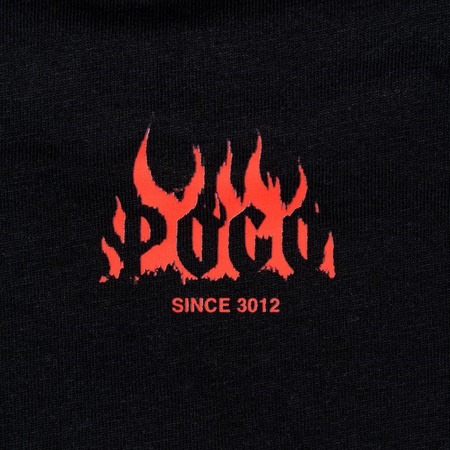 T-SHIRT POGO MAGMA RED BLACK