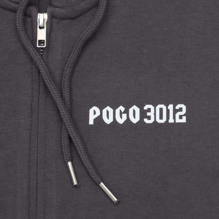 BLUZA POGO HOODIE ZIP SZYBA GRAPHITE