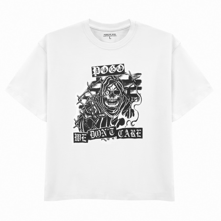 T-SHIRT POGO POSTER WHITE