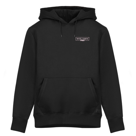 BLUZA POGO HOODIE WIEŻE FABRYK BLACK