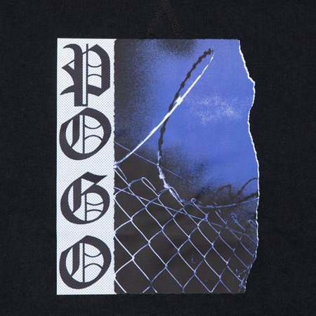 BLUZA POGO CREW FENCE BLACK