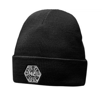 CZAPKA POGO BEANIE ŁÓDŹ SKATE CLUB BLACK