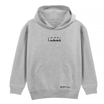 BLUZA POGO HOODIE GOTYK GREY KIDS